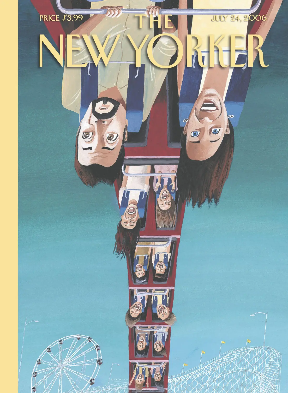 Обложка The New Yorker, 24 июля 2006: Летнее сальто, художник Марк Ульриксен