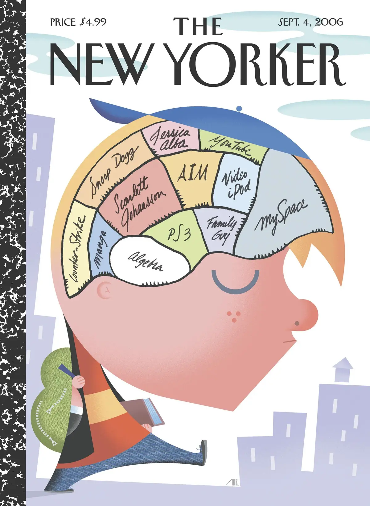 Обложка The New Yorker, 4 сентября 2006: Снова в моде, художник Боб Стейк