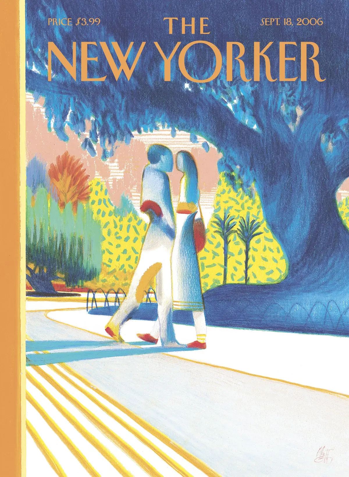 Обложка The New Yorker, 18 сентября 2006: Воспоминания, художник Лоренцо Маттотти