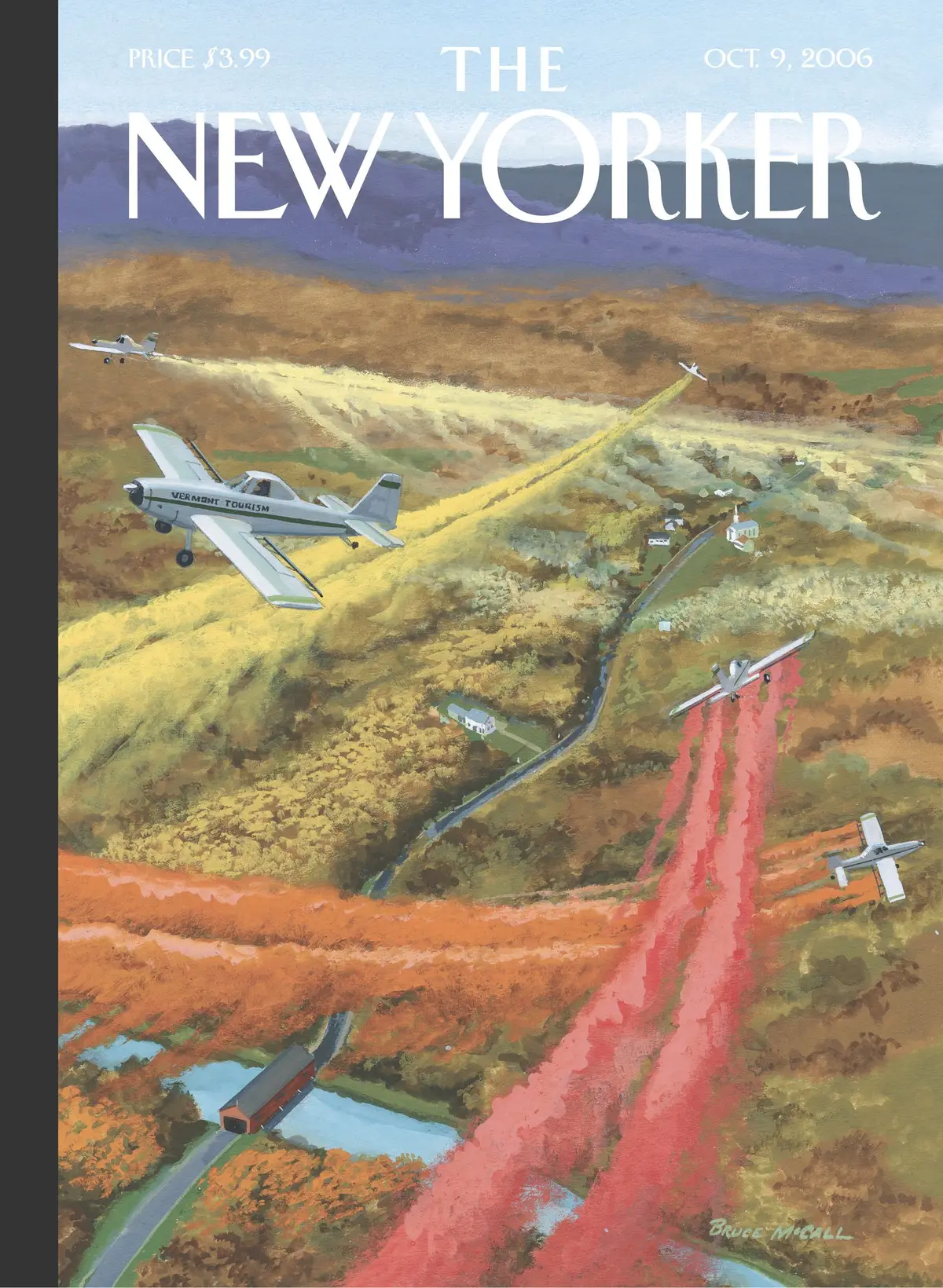 Обложка The New Yorker, 9 октября 2006: Осенний ритуал, художник Брюс Макколл
