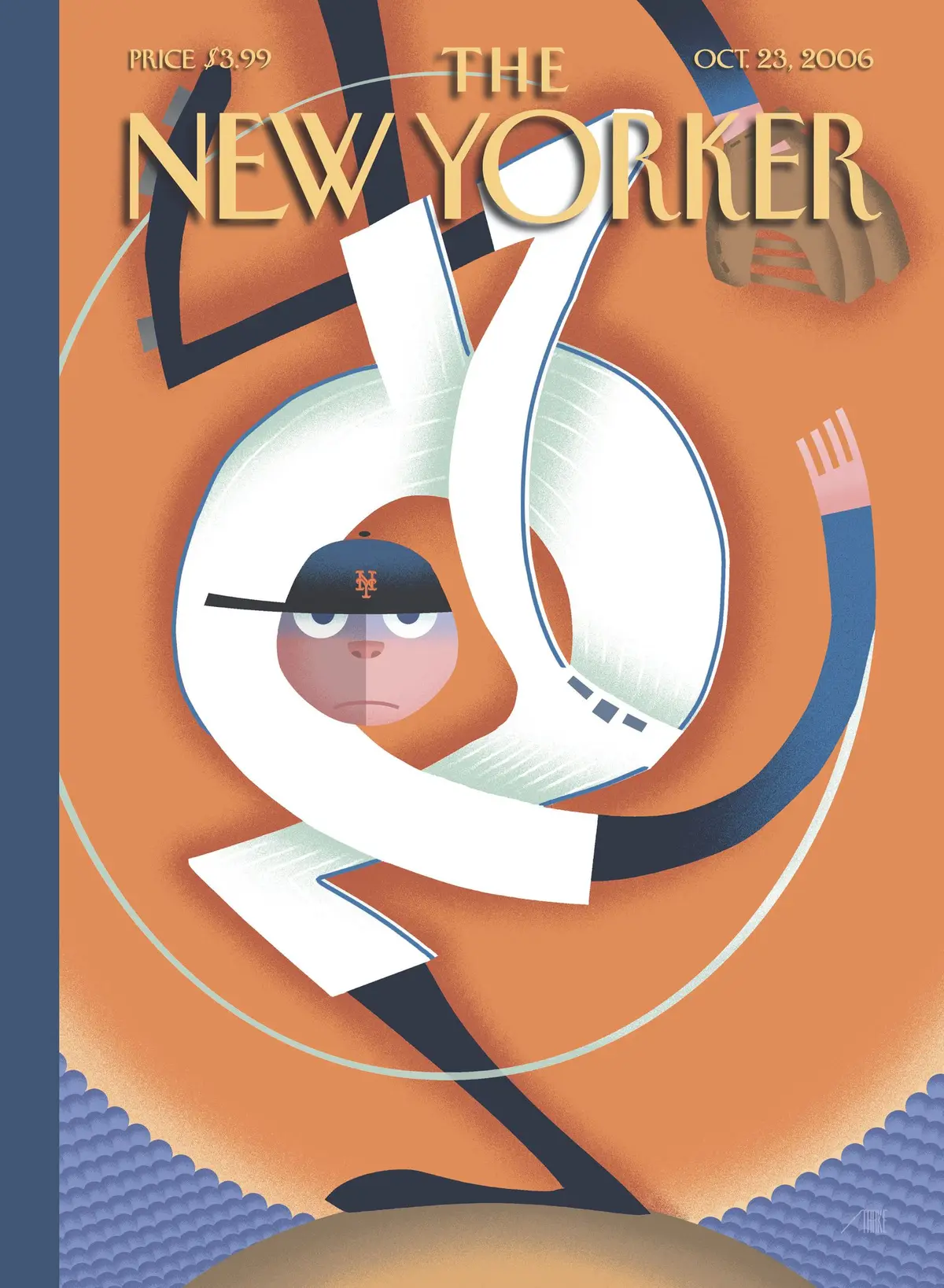 Обложка The New Yorker, 23 октября 2006: Замах, художник Боб Стейк