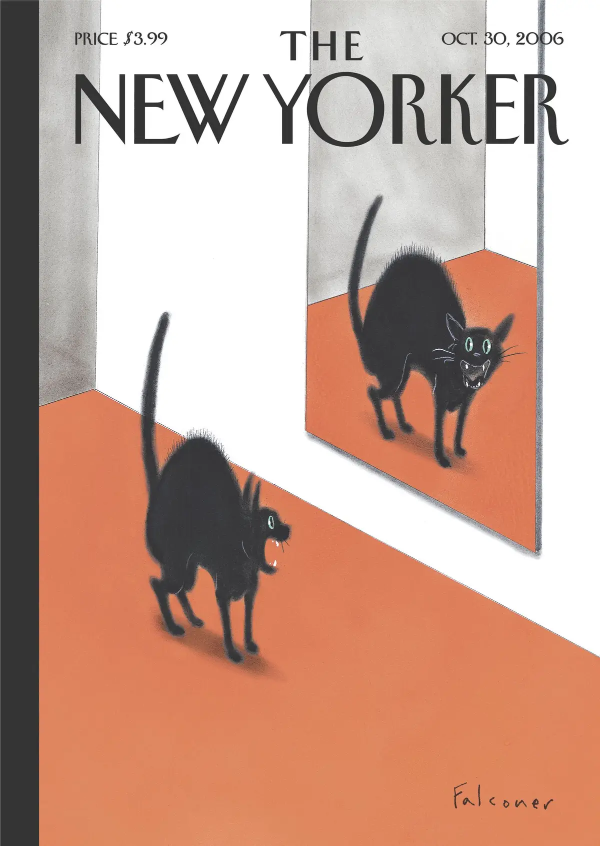Обложка The New Yorker, 30 октября 2006: Трусишка, художник Иэн Фальконер