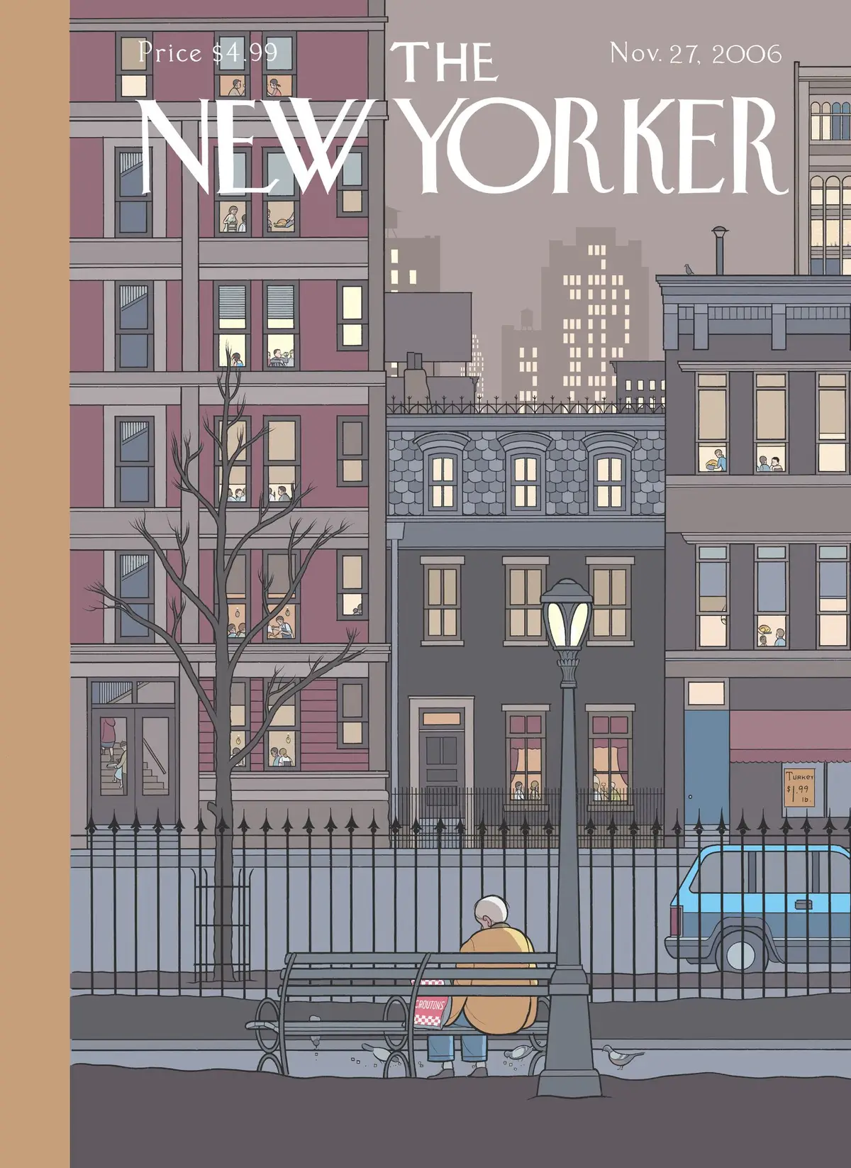 Обложка The New Yorker, 27 ноября 2006: День благодарения, художник Крис Уэр