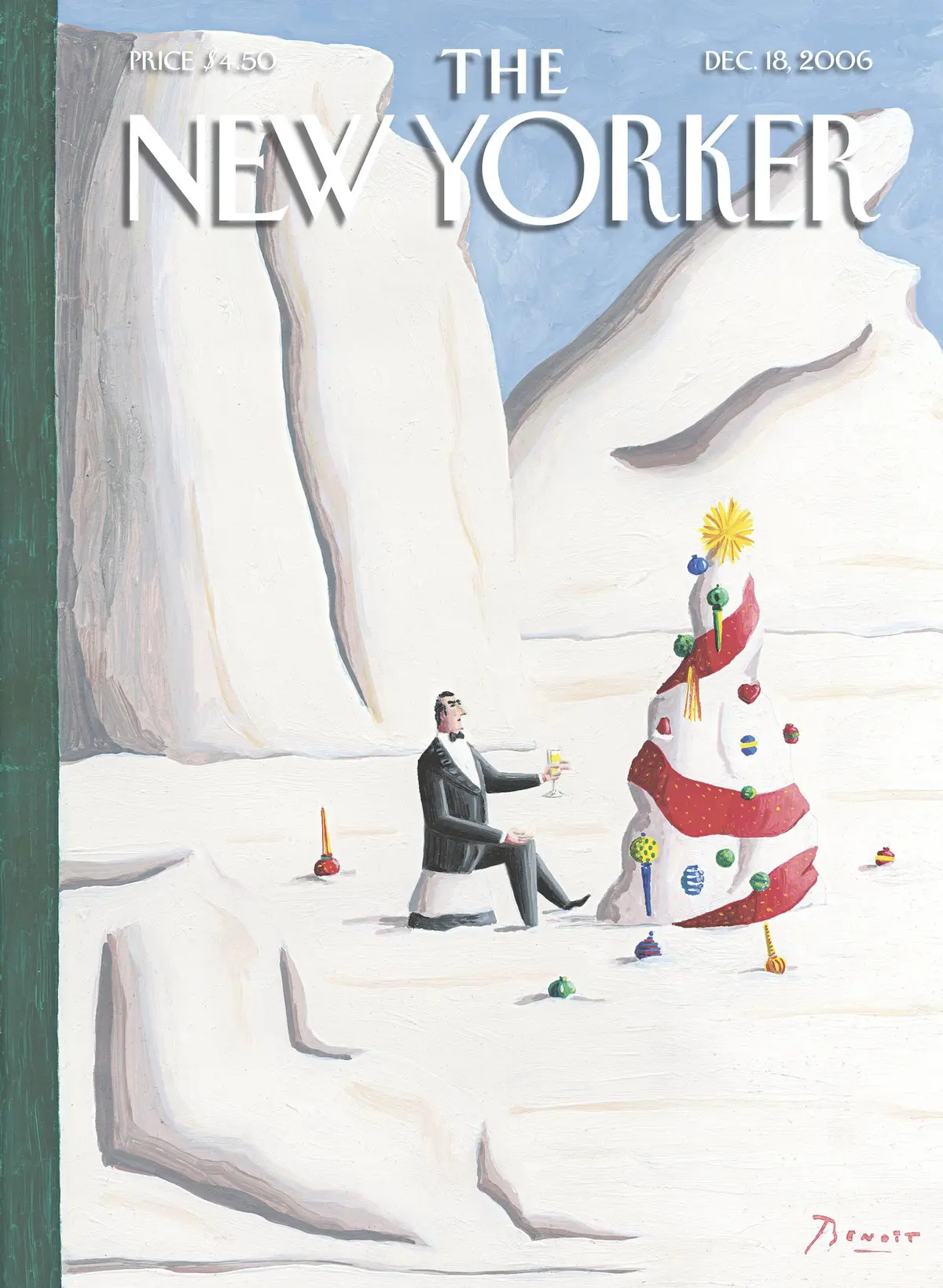 Обложка The New Yorker, 18 декабря 2006: С праздниками, художник Бенуа ван Иннис