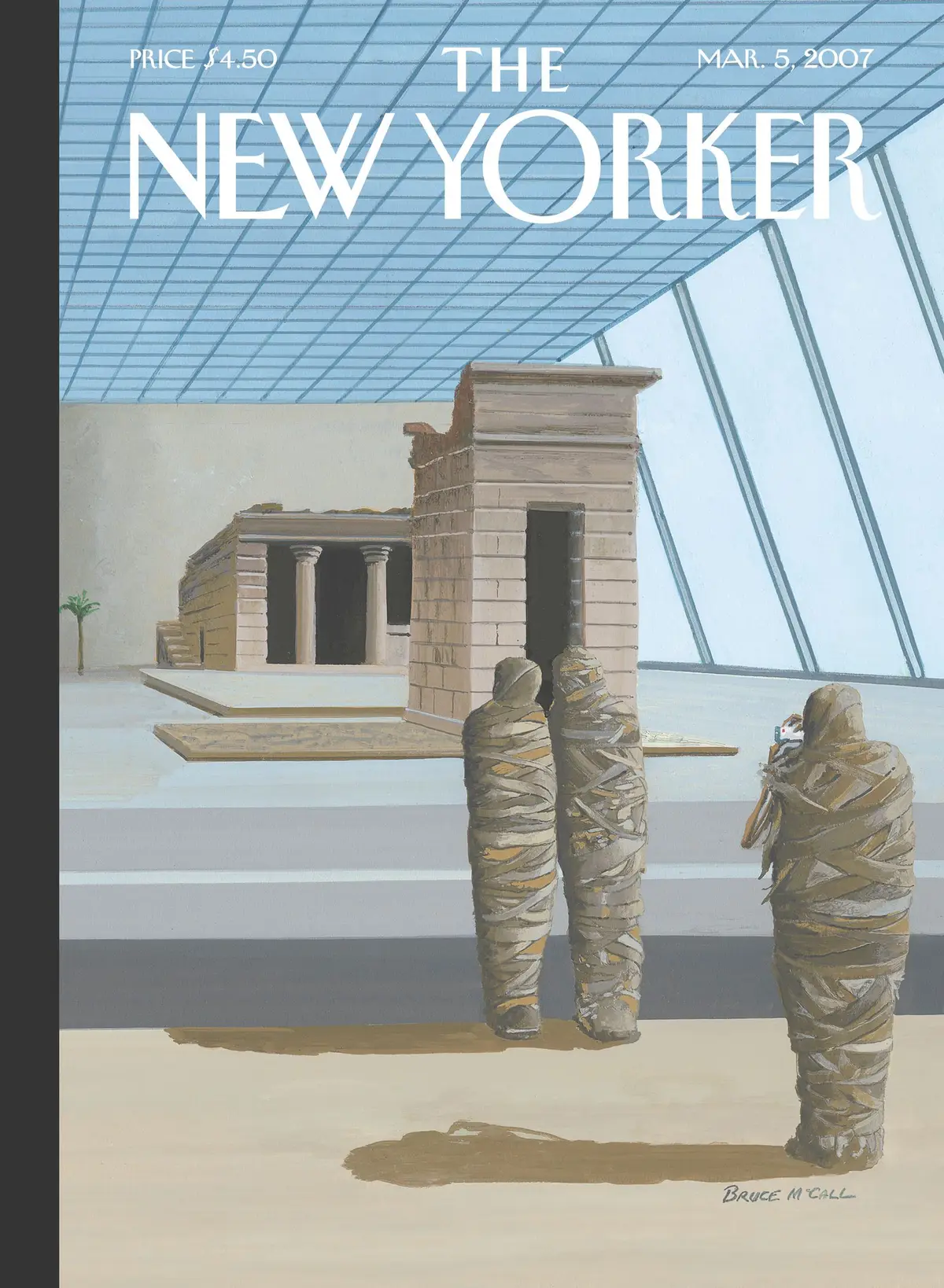 Обложка The New Yorker, 5 марта 2007: Скажите «сыр», художник Брюс Макколл