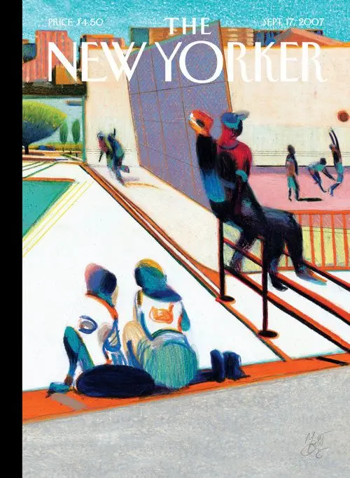 Обложка The New Yorker, 17 сентября 2007: Детская площадка, художник Лоренцо Маттотти