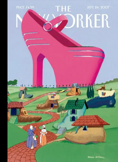 Обложка The New Yorker, 24 сентября 2007: Прощай, район, художник Брюс Макколл