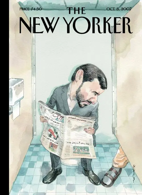 Обложка The New Yorker, 8 октября 2007: Узкая стойка, художник Барри Блитт
