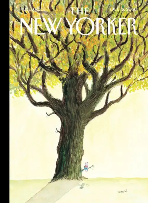 Обложка The New Yorker, 15 октября 2007: Ещё выше, художник Жан-Жак Сампе