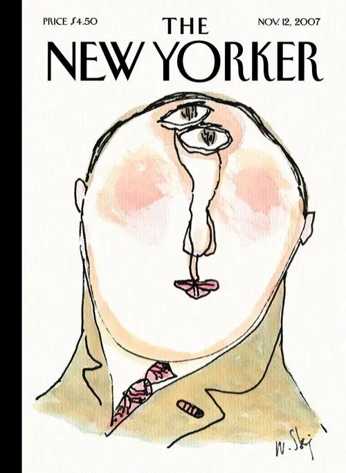 Обложка The New Yorker, 12 ноября 2007: Лицо, художник Уильям Стейг