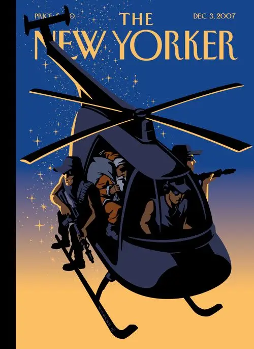 Обложка The New Yorker, 3 декабря 2007: Жестокая ночь, художник Кристоф Ниман