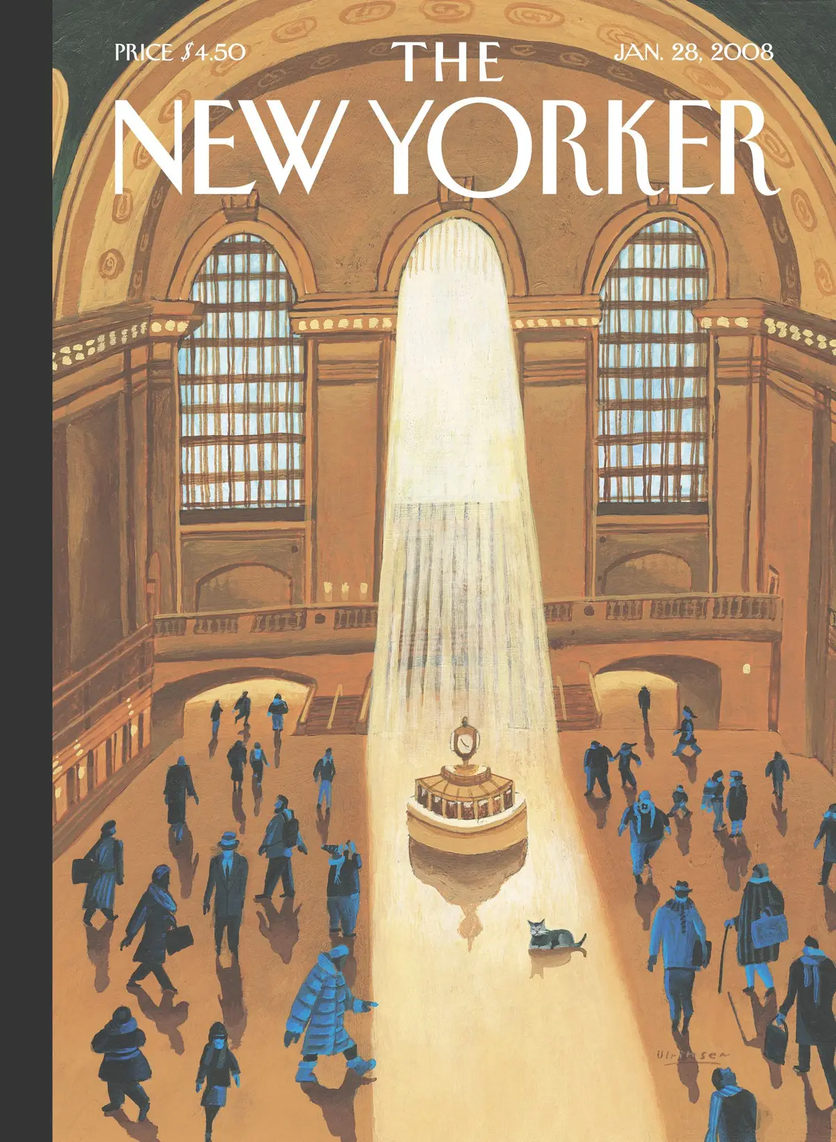 Обложка The New Yorker, 28 января 2008: Зимние удовольствия, художник Марк Ульриксен