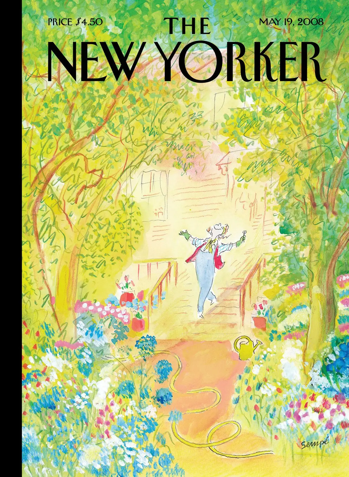 Обложка The New Yorker, 19 мая 2008: Весенняя пора, художник Жан-Жак Сампе