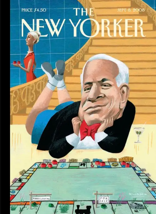 Обложка The New Yorker, 8 сентября 2008: Макнополия, художник Марк Ульриксен