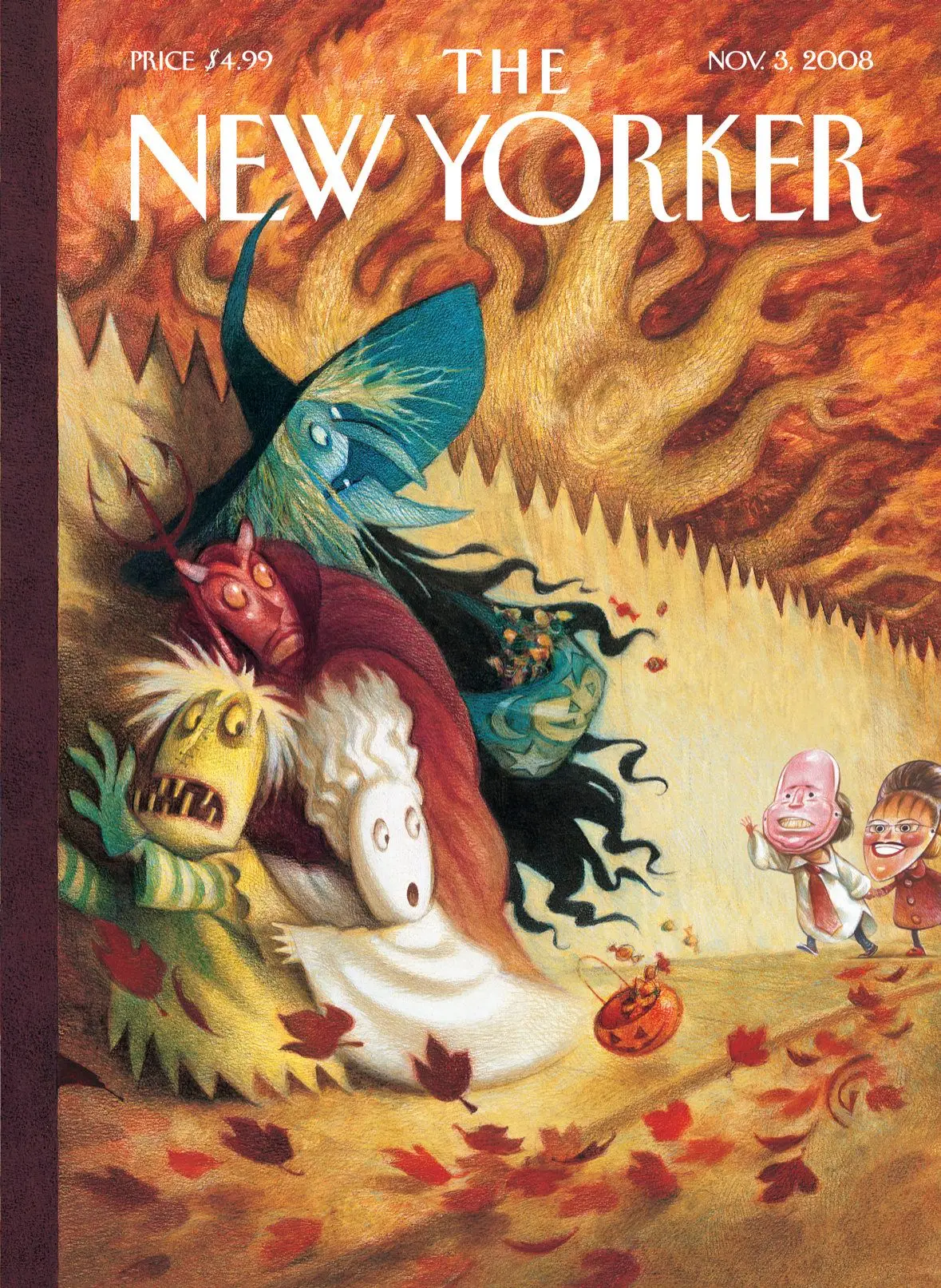 Обложка The New Yorker, 3 ноября 2008: Настоящий испуг, художник Картер Гудрич