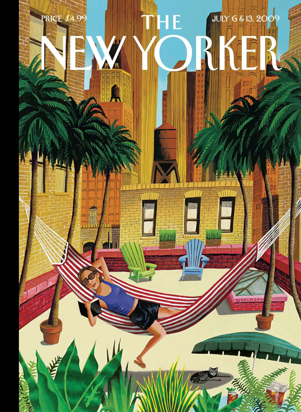 Обложка The New Yorker, 6 июля 2009: Убежище, художник Марк Ульриксен