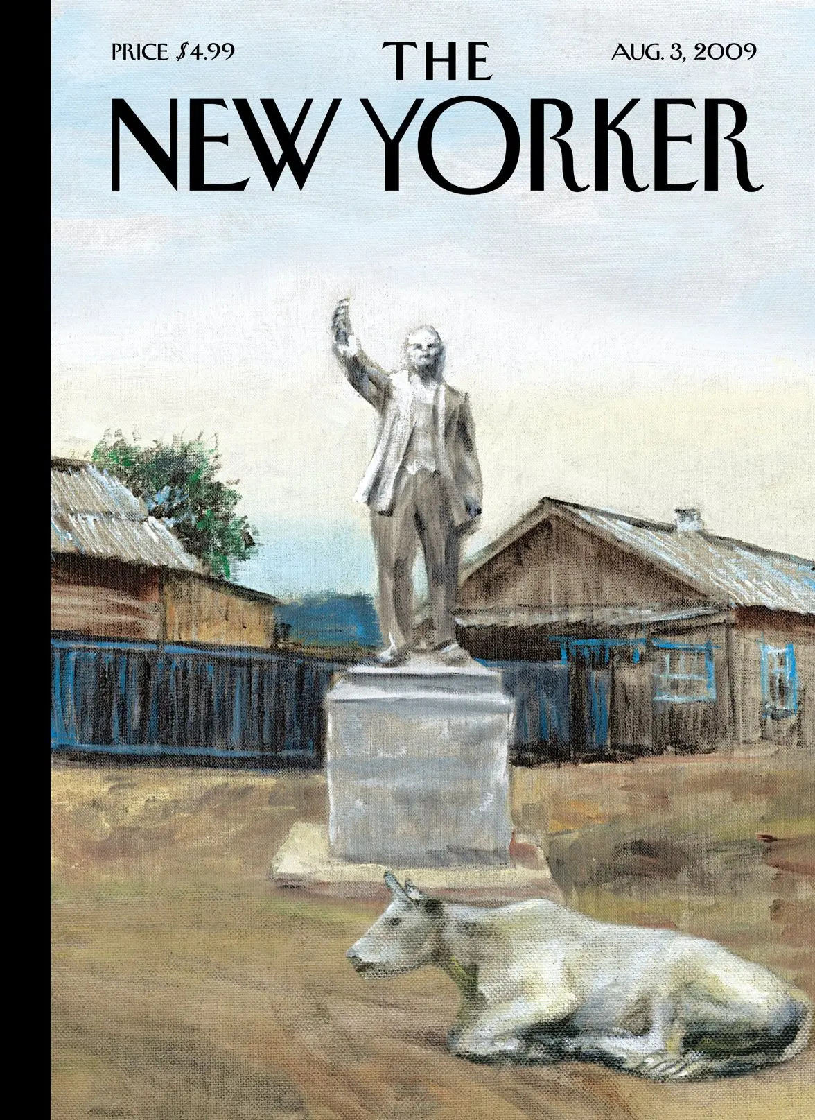 Обложка The New Yorker, 3 августа 2009: Сибирь, художник Александр Меламид