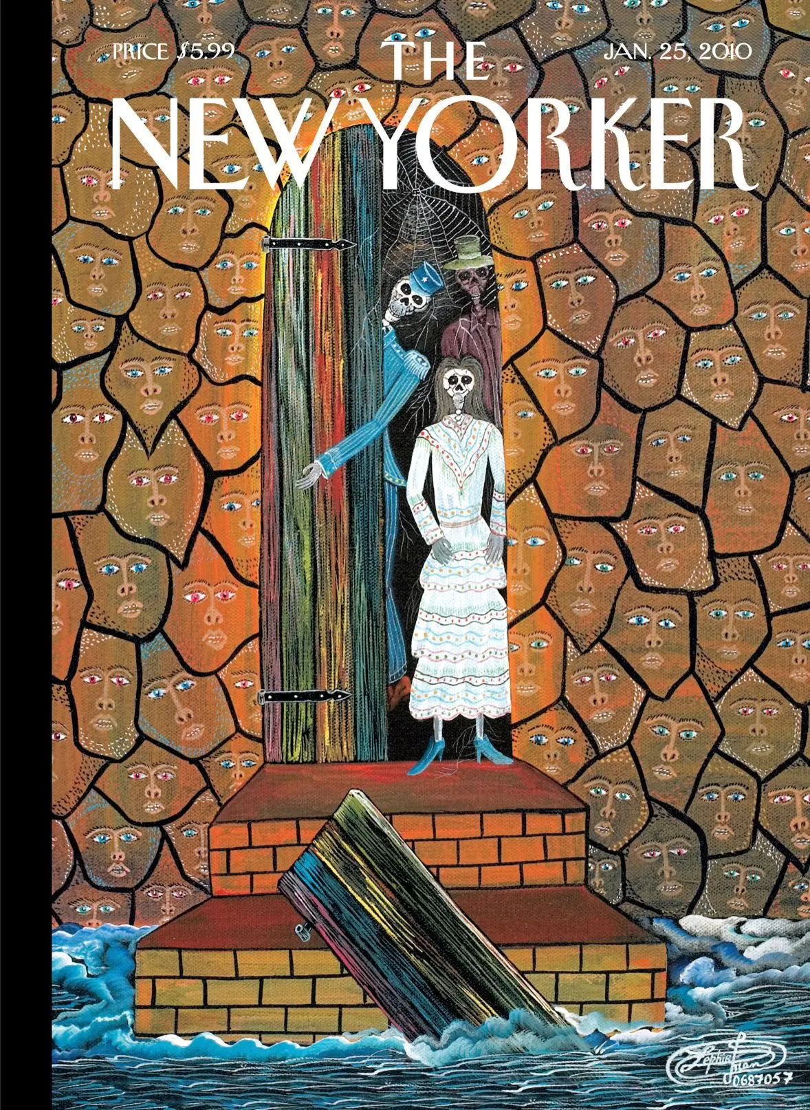Обложка The New Yorker, 25 января 2010: Воскрешение мёртвых, художник Франц Зефирен