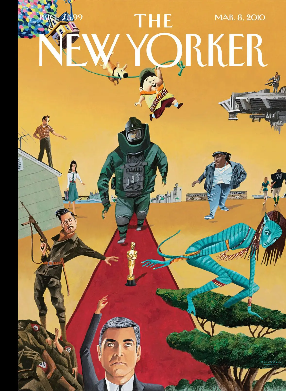 Обложка The New Yorker, 8 марта 2010: Десять номинантов, художник Марк Ульриксен