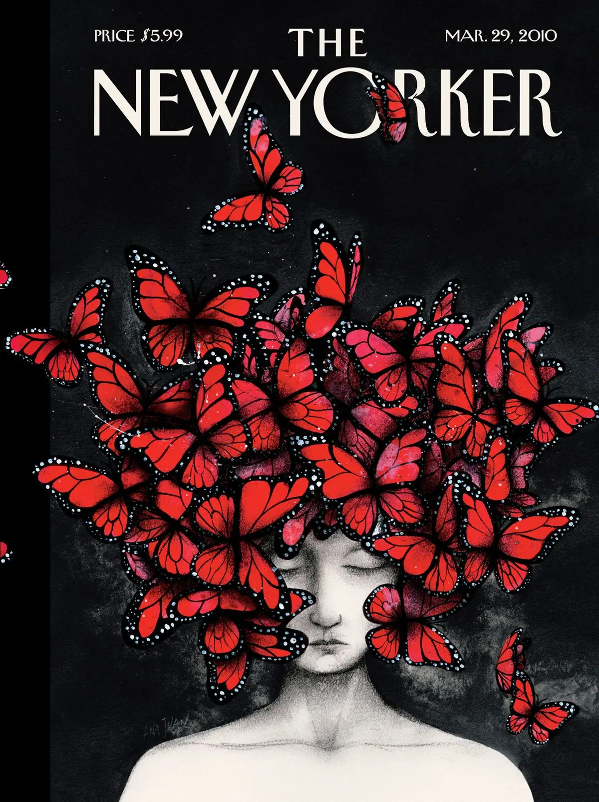 Обложка The New Yorker, 29 марта 2010: Дань уважения, художник Ана Хуан