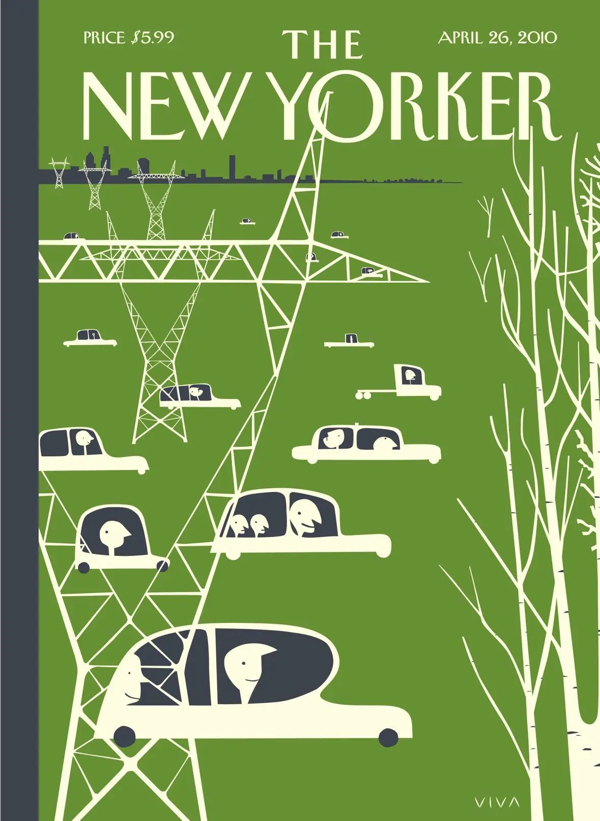Обложка The New Yorker, 26 апреля 2010: День Земли, художник Фрэнк Вива