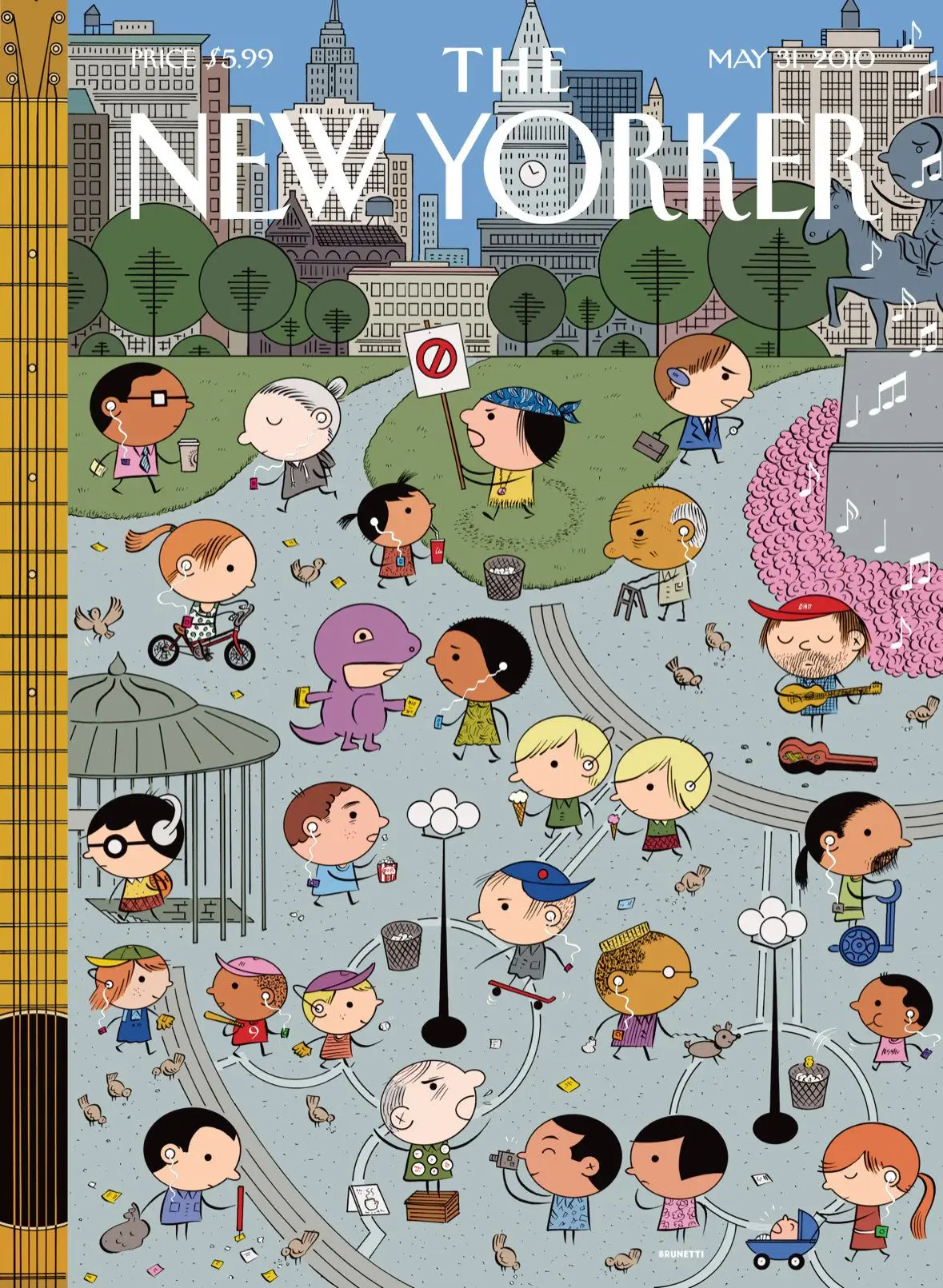 Обложка The New Yorker, 31 мая 2010: Юнион-сквер, художник Иван Брунетти
