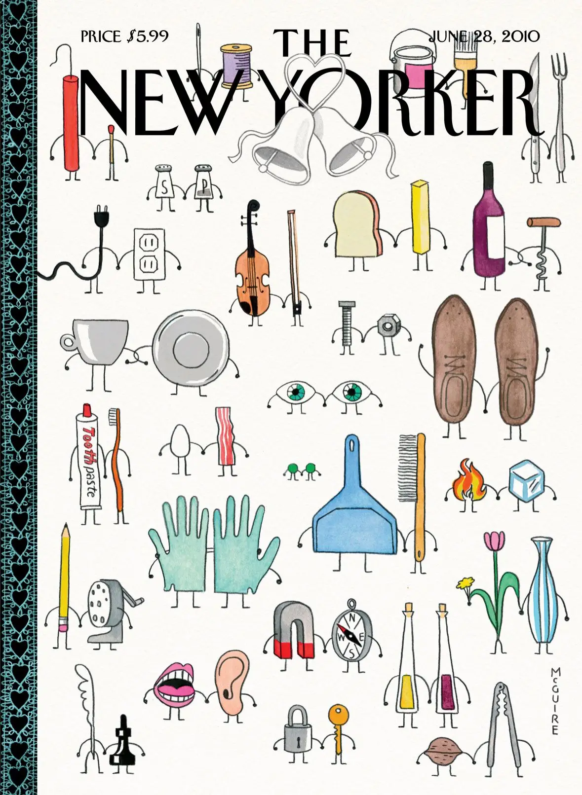 Обложка The New Yorker, 28 июня 2010: Согласна, художник Ричард Макгуайр