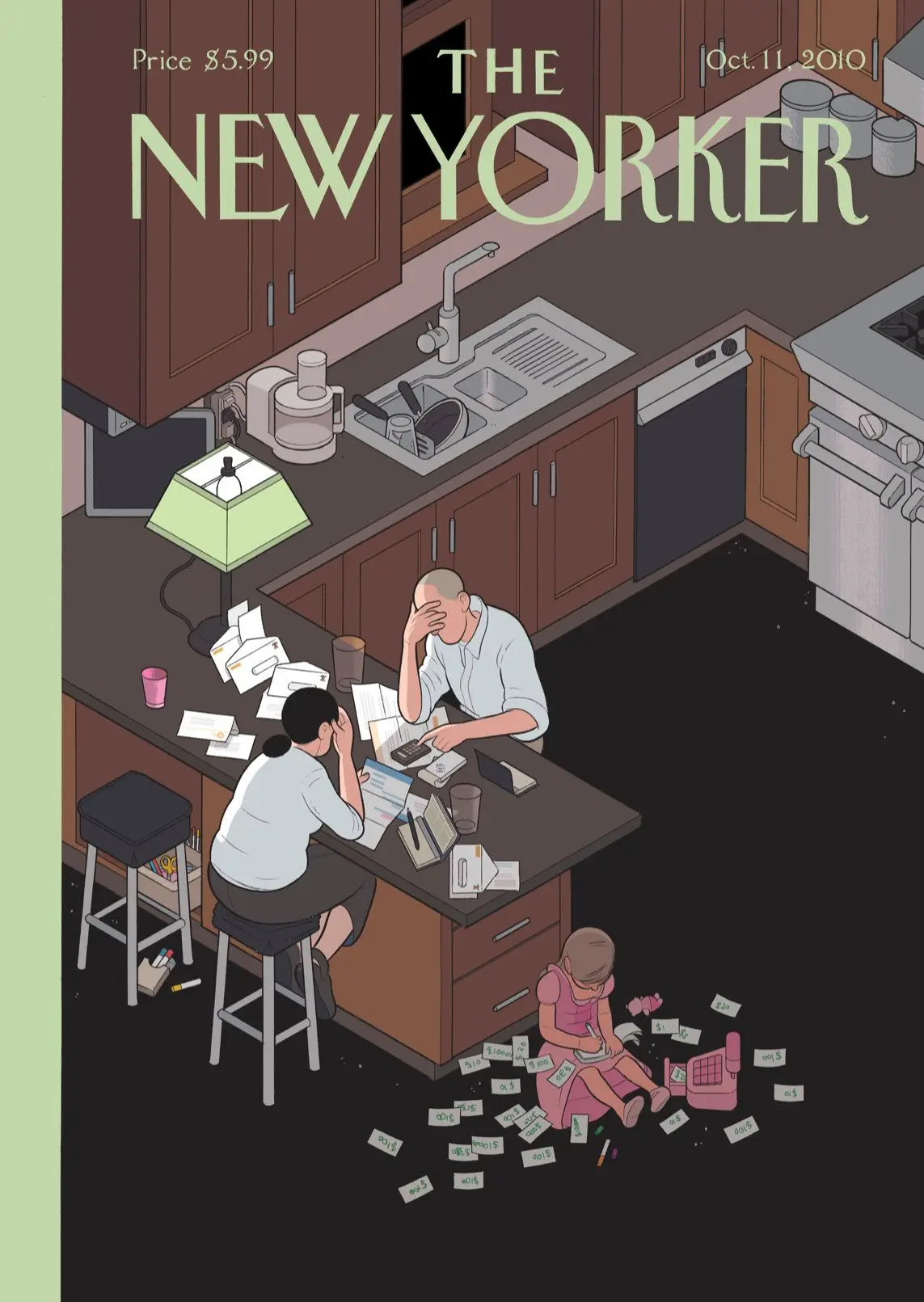 Обложка The New Yorker, 11 октября 2010: Открывая Америку, художник Крис Уэр