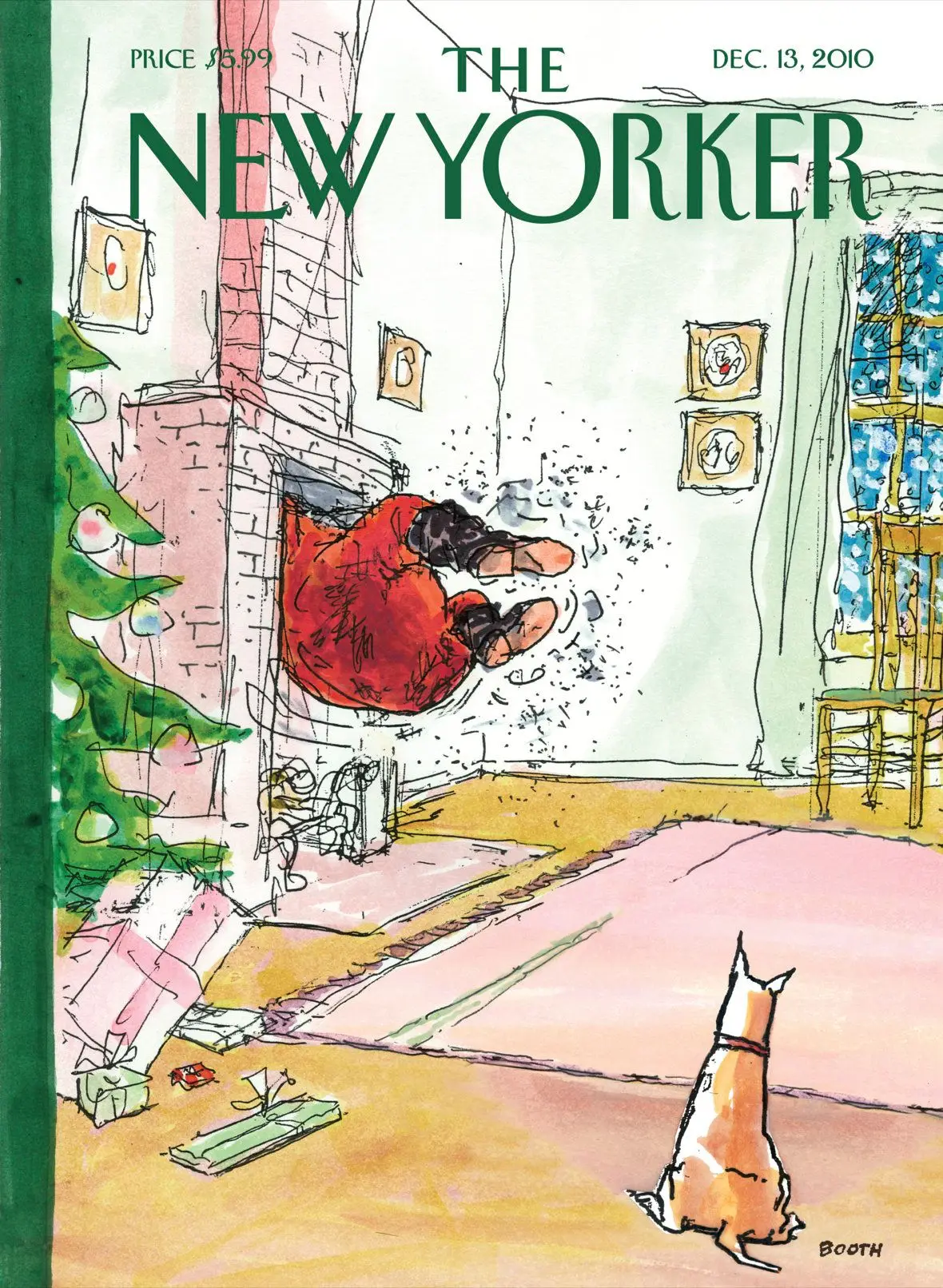 Обложка The New Yorker, 13 декабря 2010: Хо-хо-хо!, художник Джордж Бут