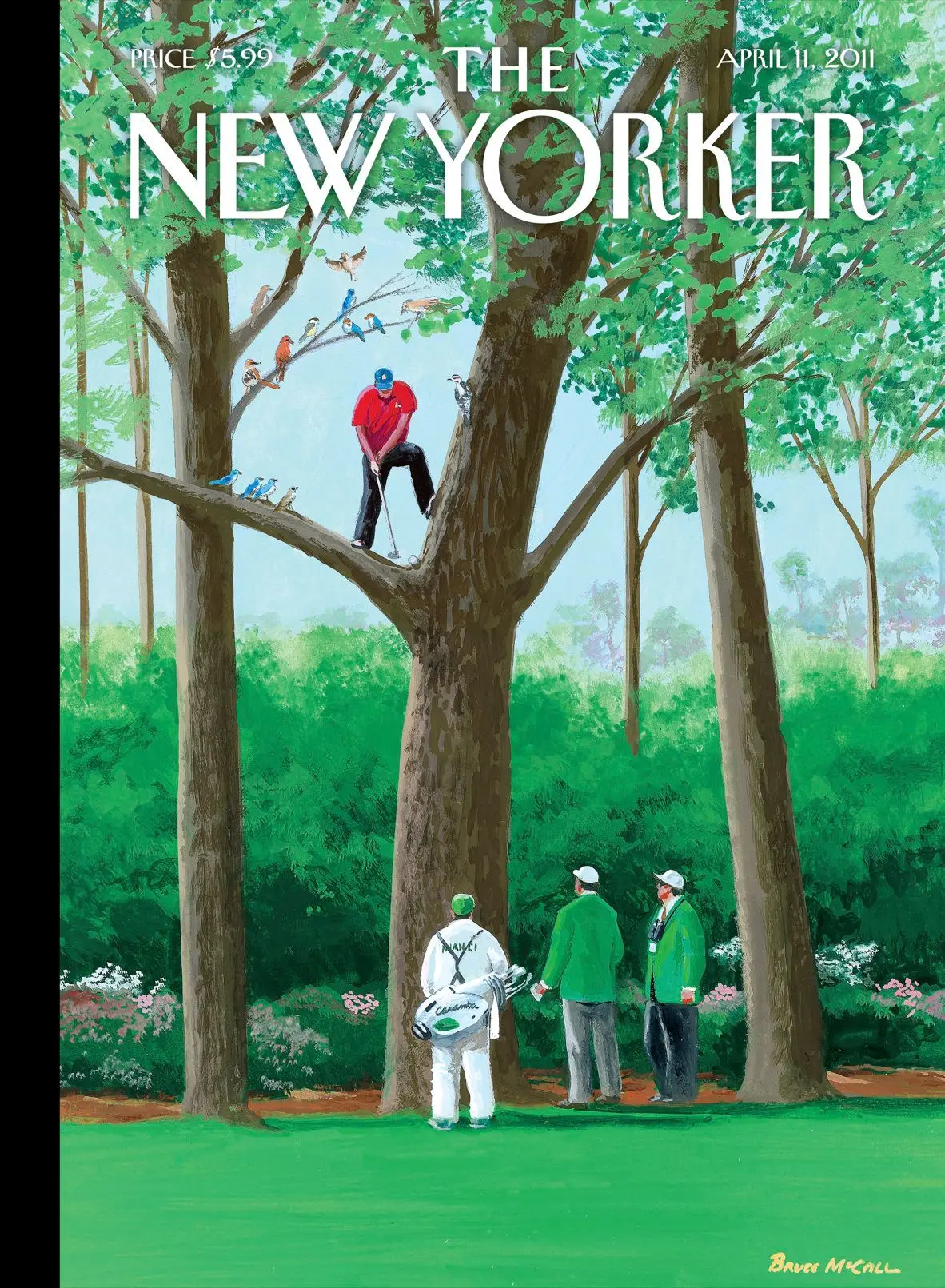 Обложка The New Yorker, 11 апреля 2011: Мой лучший кадр, художник Брюс Макколл