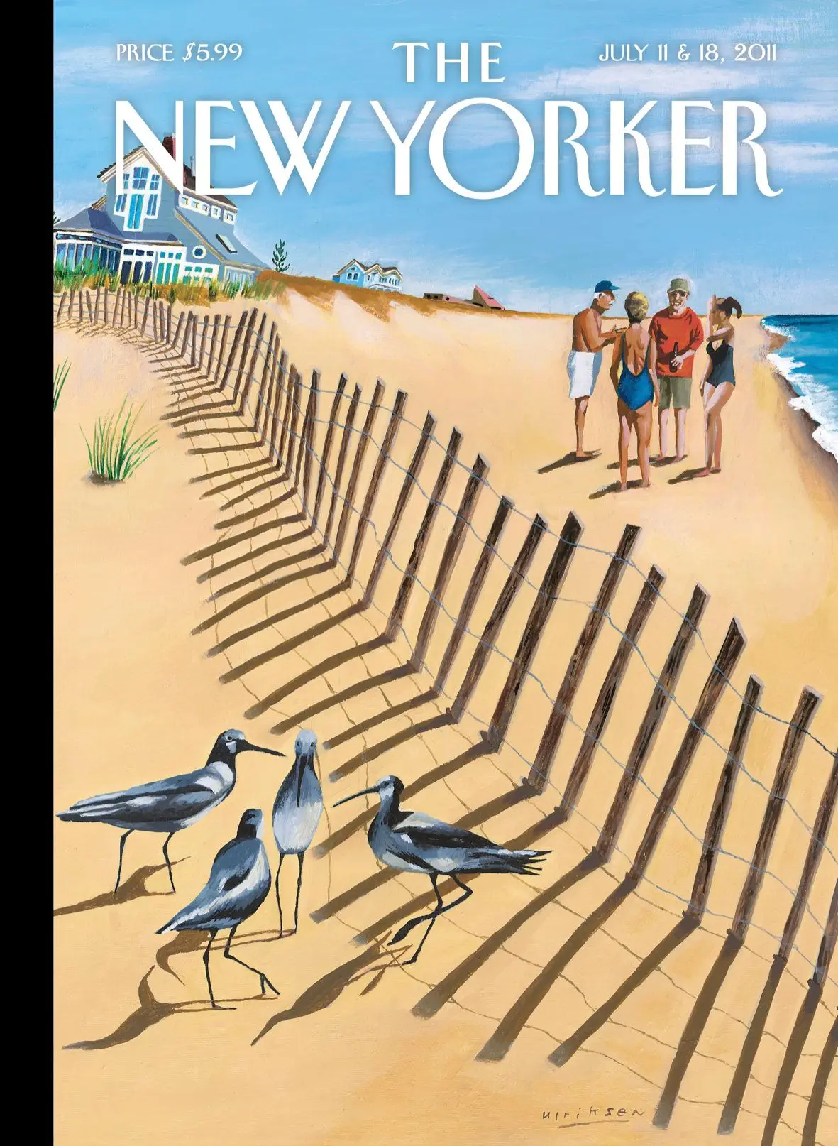 Обложка The New Yorker, 11 июля 2011: Одного поля ягоды, художник Марк Ульриксен
