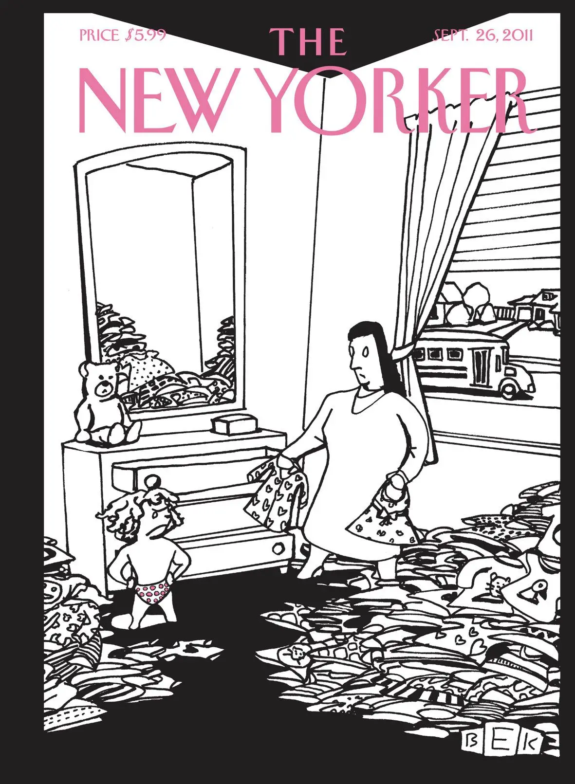 Обложка The New Yorker, 26 сентября 2011: Нет!, художник Брюс Эрик Каплан