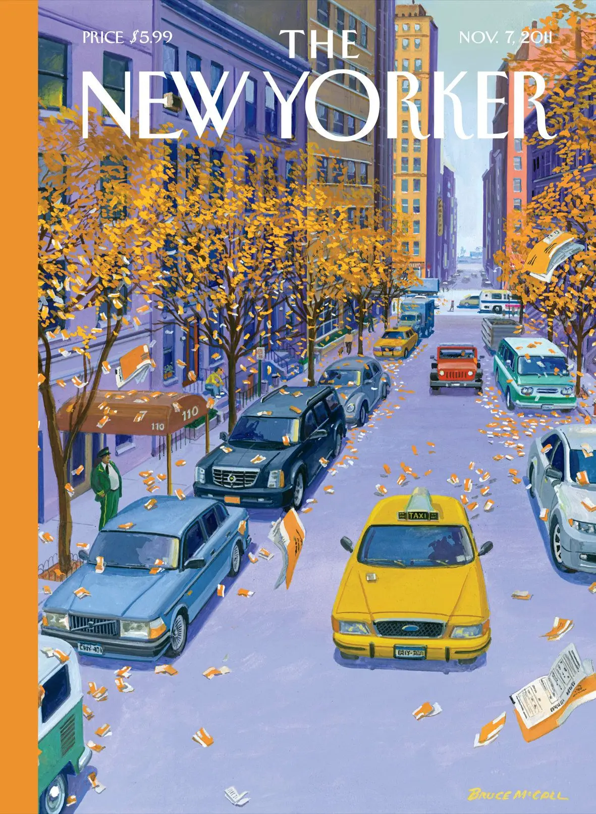 Обложка The New Yorker, 7 ноября 2011: Открытый сезон, художник Брюс Макколл