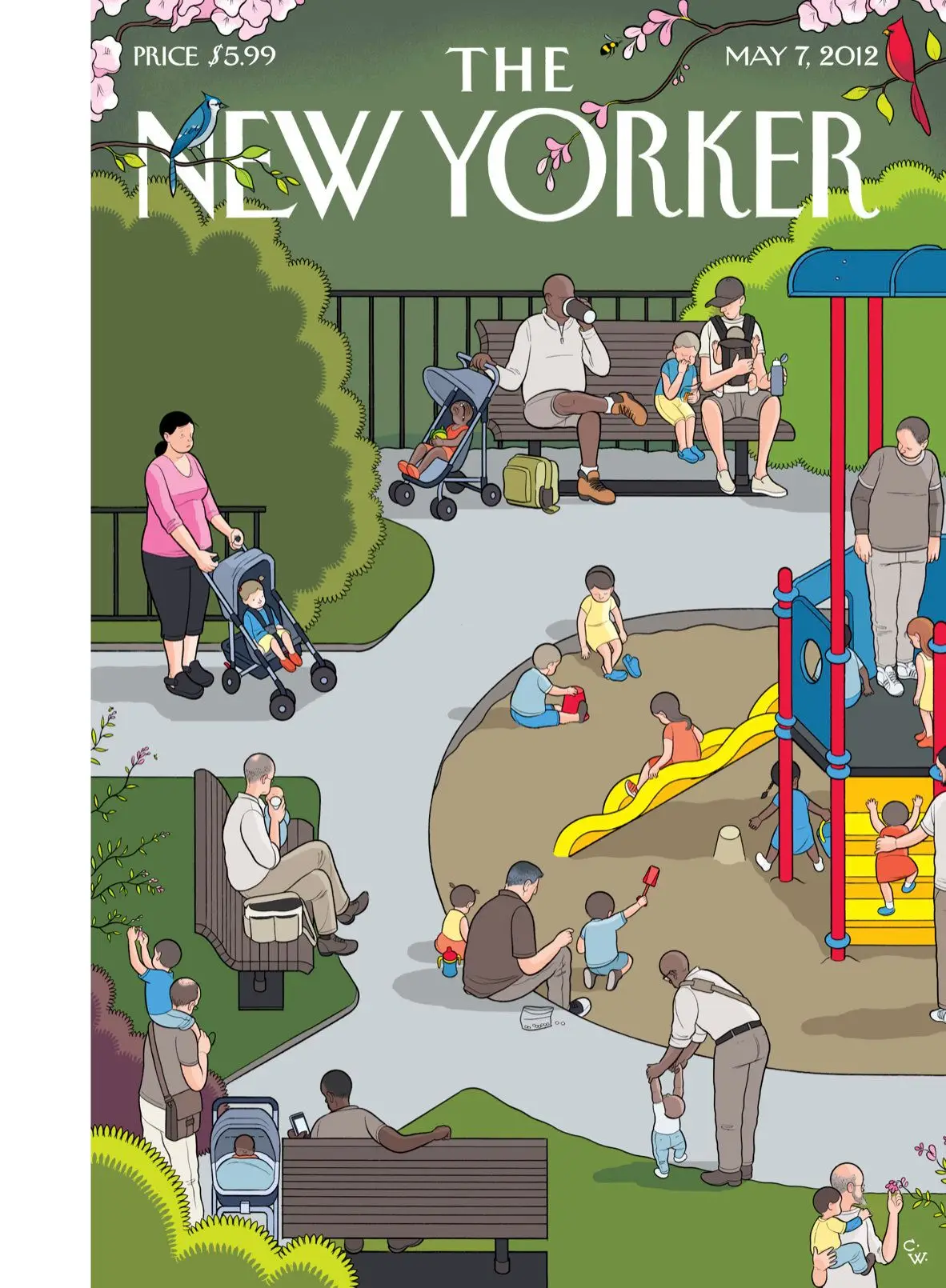 Обложка The New Yorker, 7 мая 2012: День матери, художник Крис Уэр