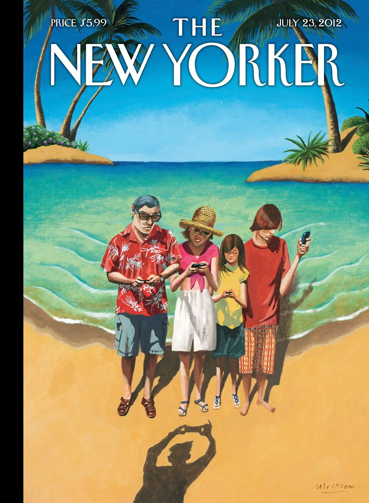 Обложка The New Yorker, 23 июля 2012: Сохранить воспоминания, художник Марк Ульриксен