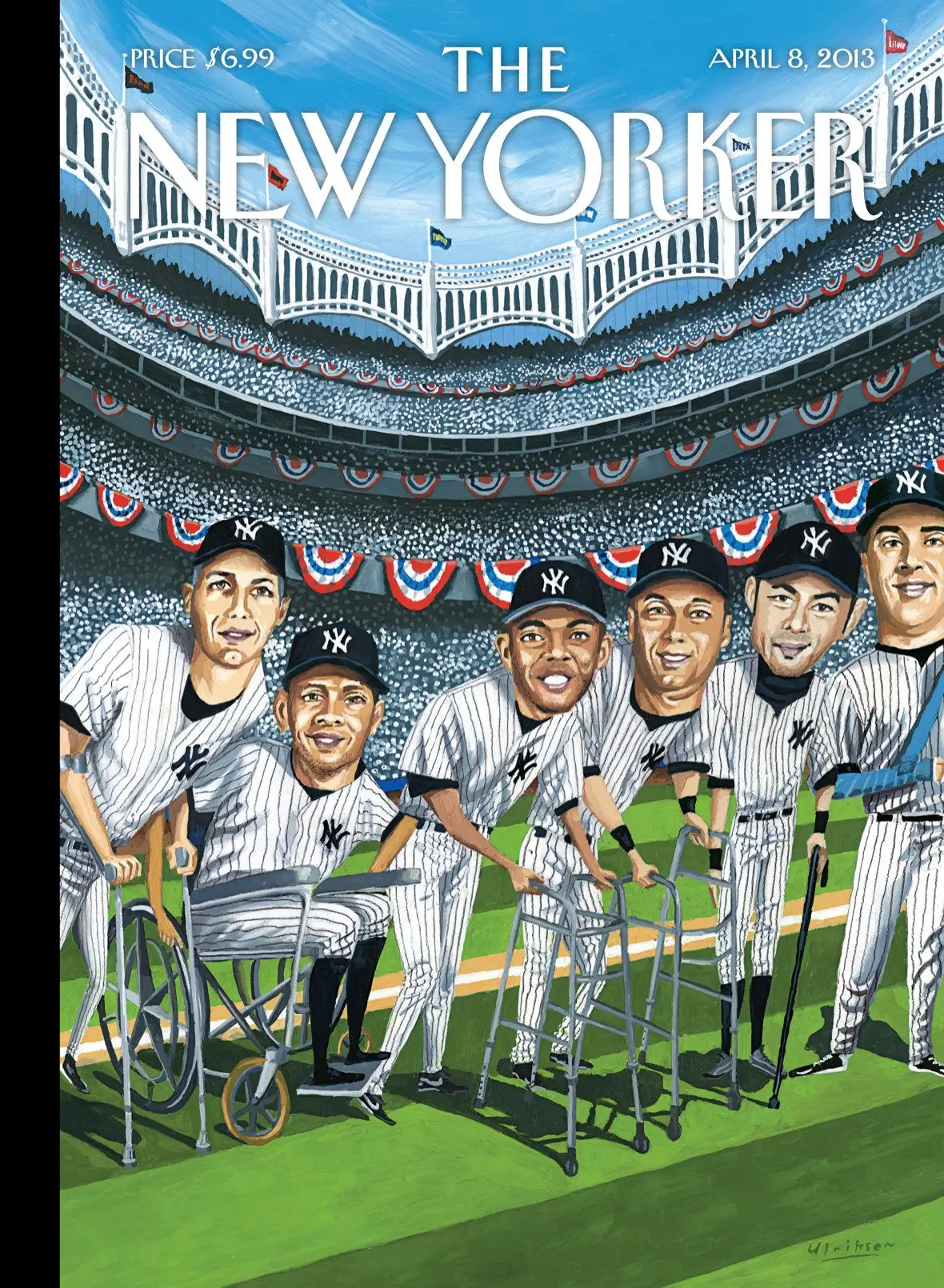 Обложка The New Yorker, 8 апреля 2013: Сорок лет, художник Марк Ульриксен