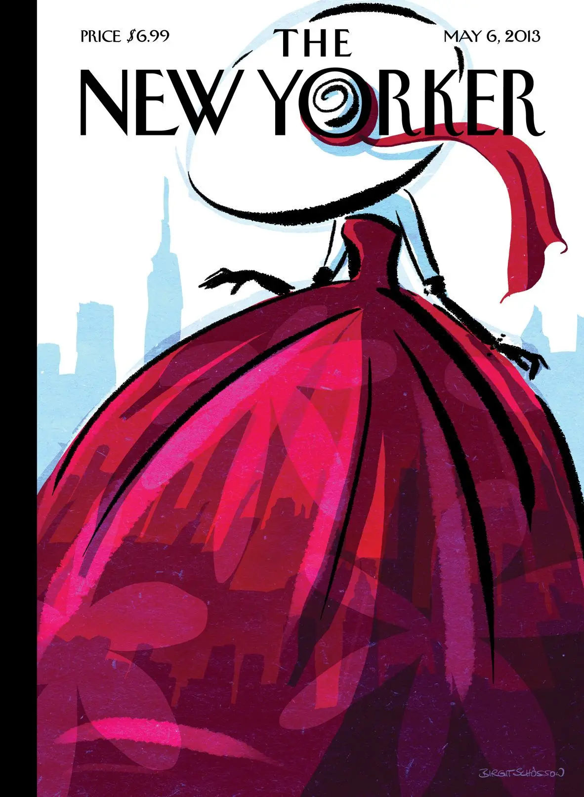 Обложка The New Yorker, 6 мая 2013: Городской шик, художник Биргит Шёссов