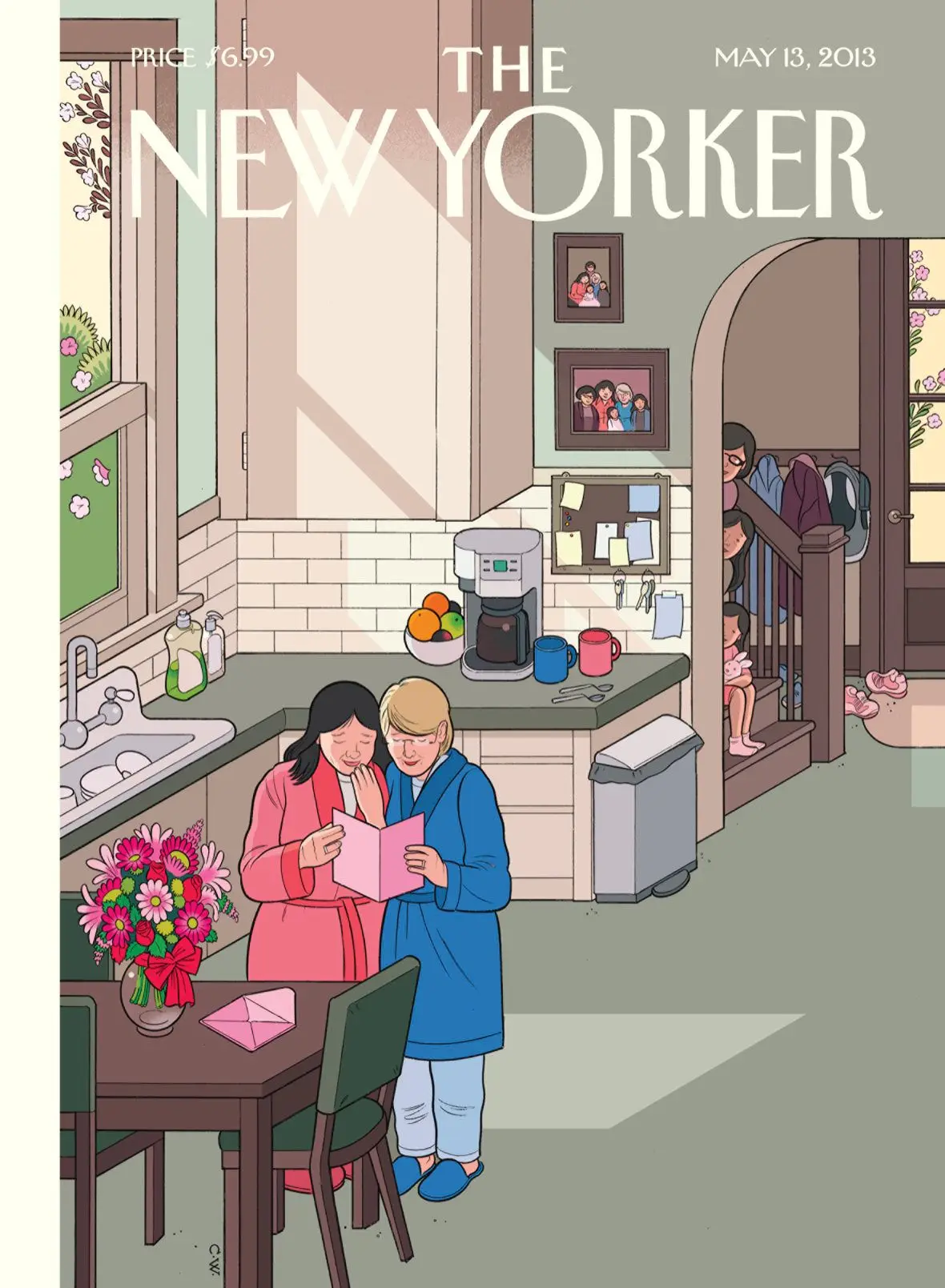 Обложка The New Yorker, 13 мая 2013: День матерей, художник Крис Уэр