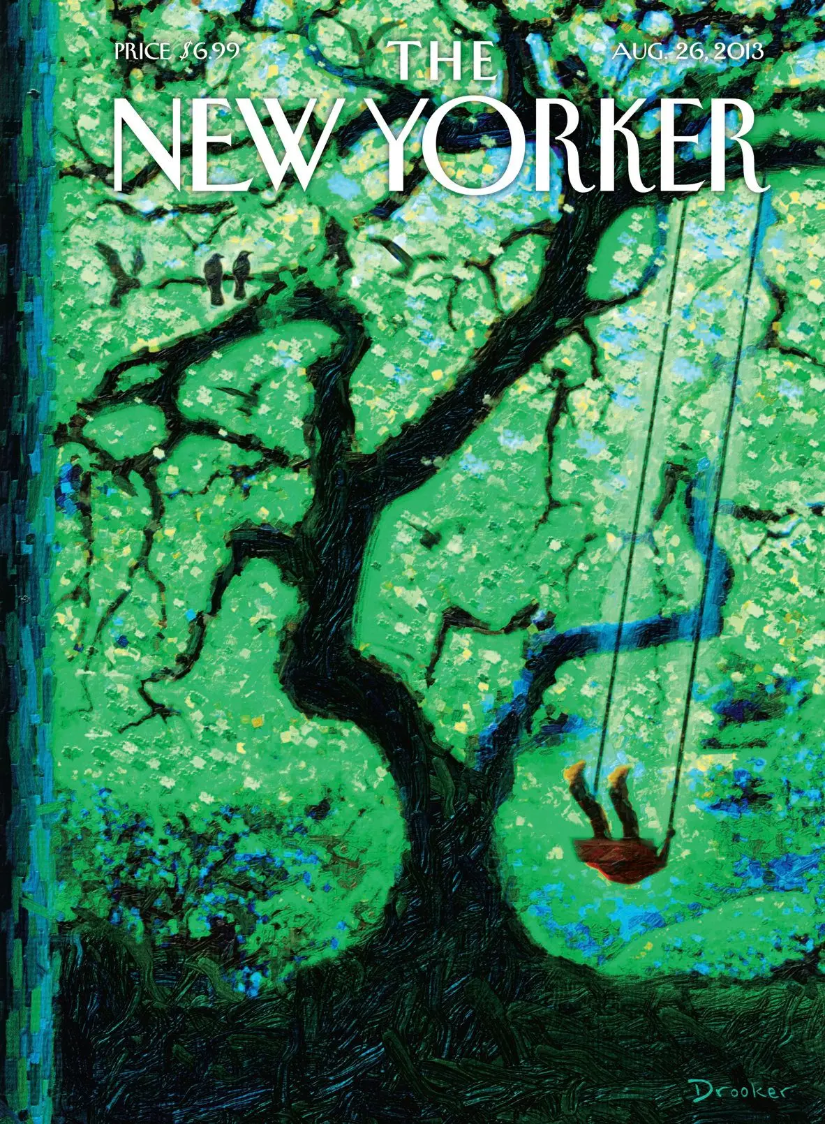 Обложка The New Yorker, 26 августа 2013: Вечное лето, художник Эрик Друкер