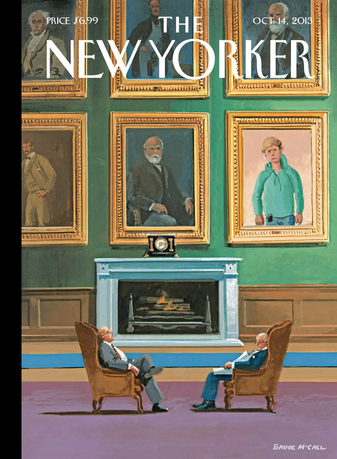 Обложка The New Yorker, 14 октября 2013: Нувориши, художник Брюс Макколл