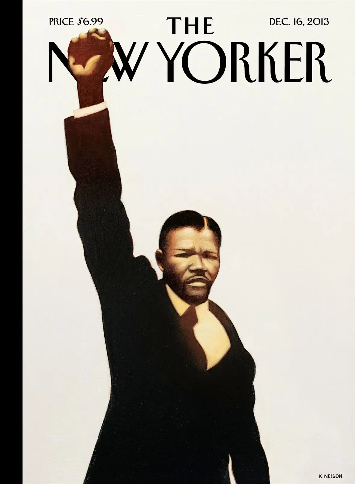 Обложка The New Yorker, 16 декабря 2013: Мадиба, художник Кадир Нельсон