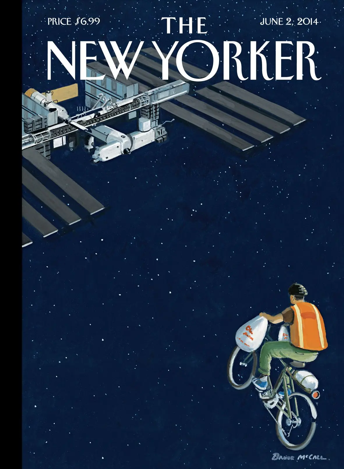 Обложка The New Yorker, 2 июня 2014: Бесплатная доставка, художник Брюс Макколл