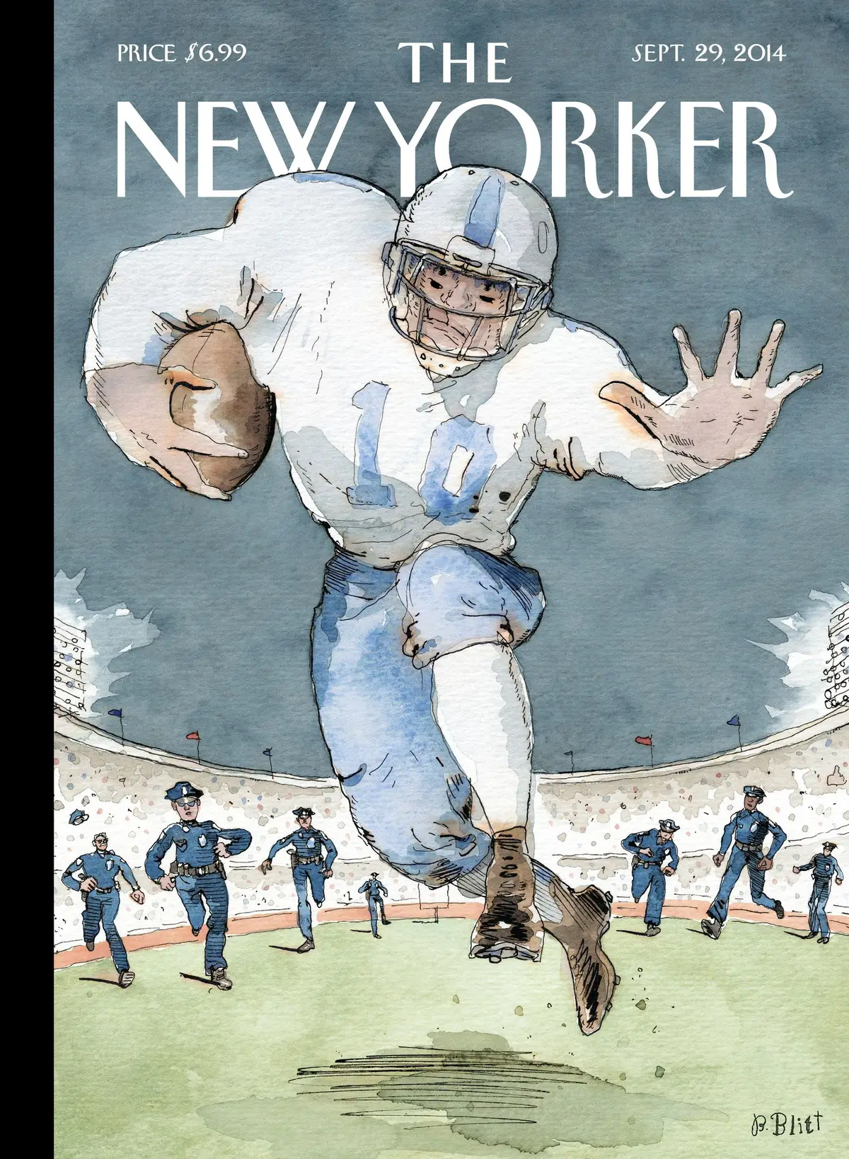 Обложка The New Yorker, 29 сентября 2014: Нарушение правил, художник Барри Блитт