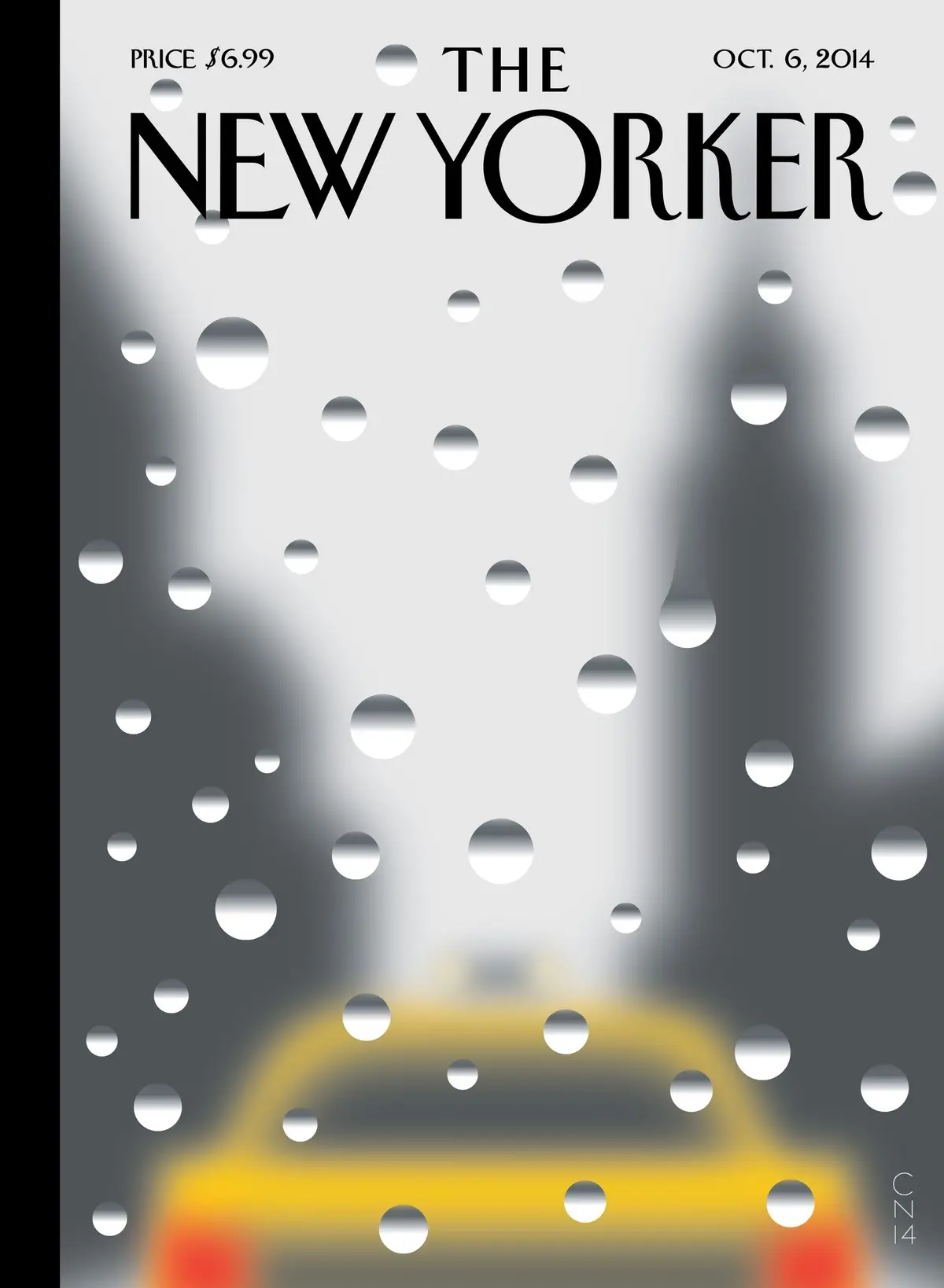 Обложка The New Yorker, 6 октября 2014: Дождливый день, художник Кристоф Ниман