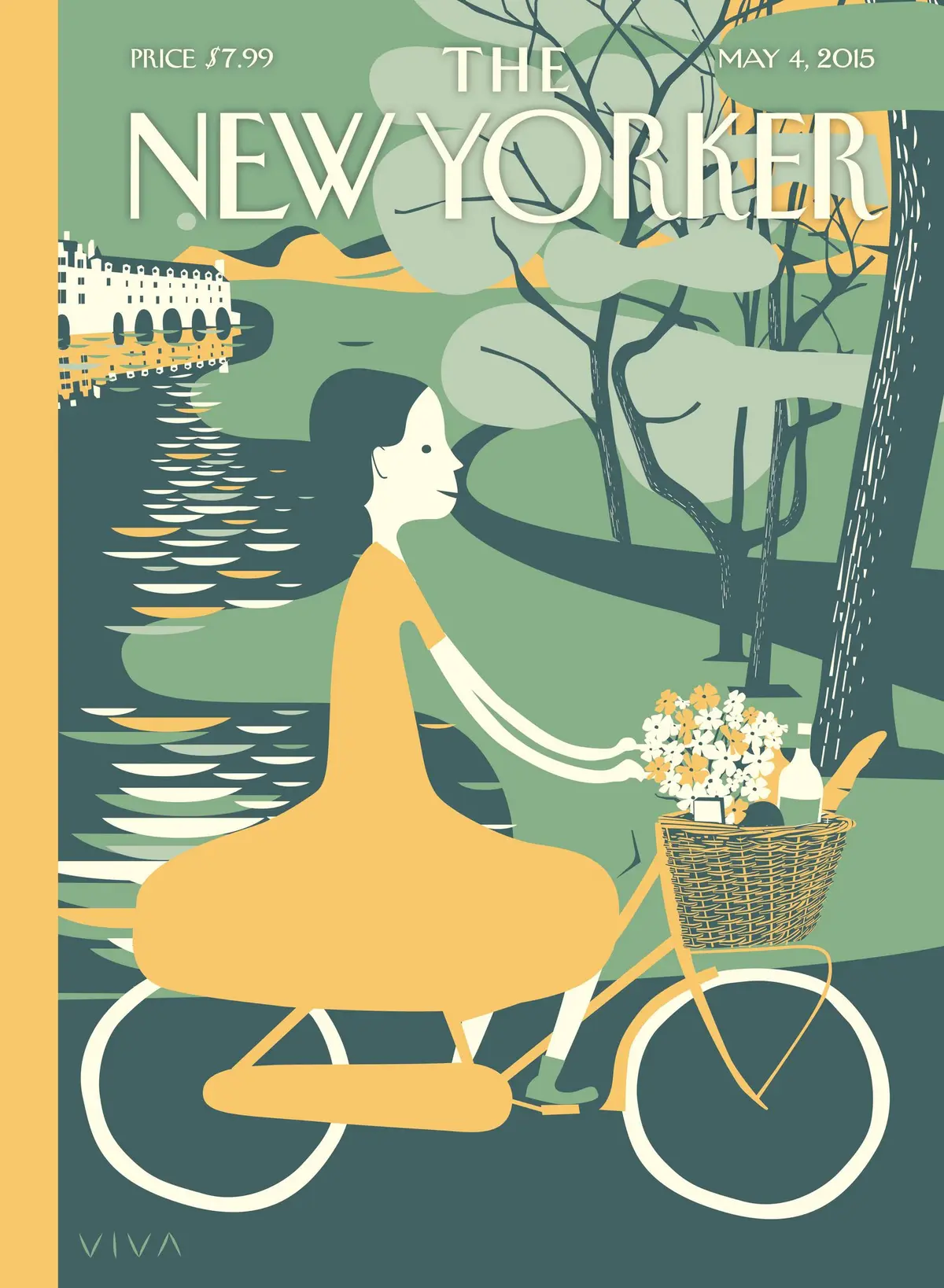Обложка The New Yorker, 4 мая 2015: Золотой час, художник Фрэнк Вива