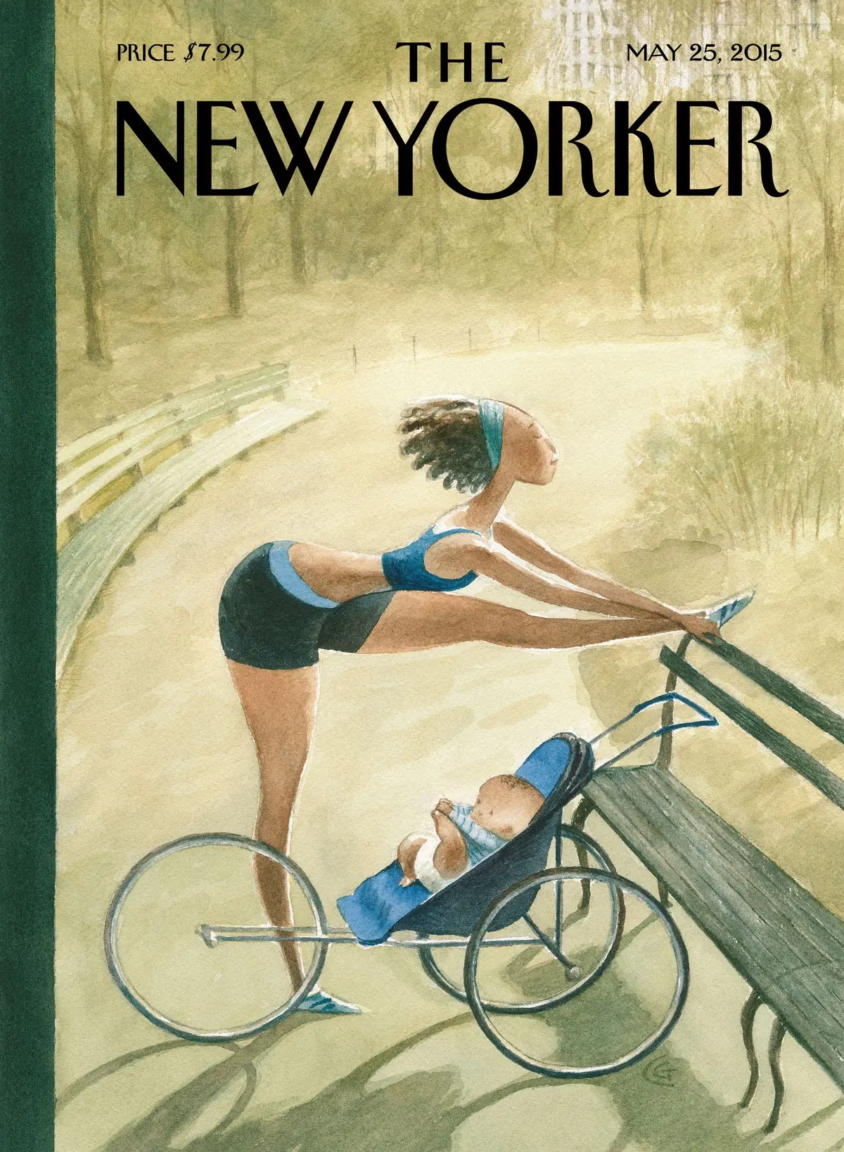 Обложка The New Yorker, 25 мая 2015: Ранний старт, художник Картер Гудрич