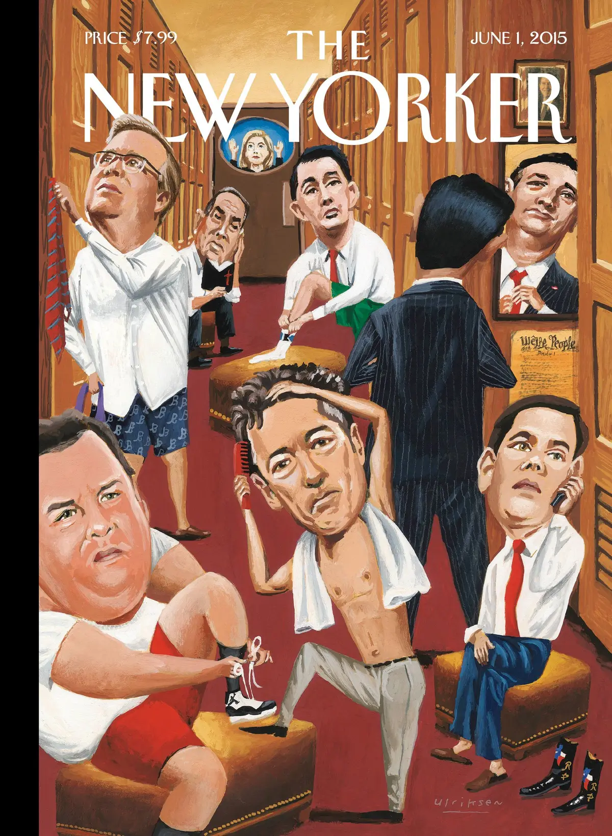 Обложка The New Yorker, 1 июня 2015: Облачение, художник Марк Ульриксен