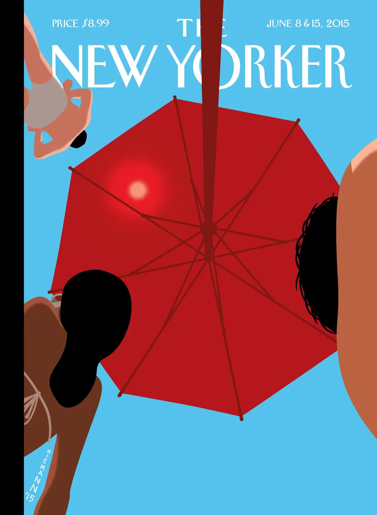 Обложка The New Yorker, 8 июня 2015: Летнее небо, художник Кристоф Ниман