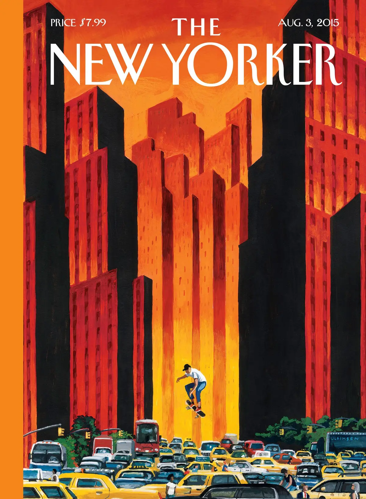 Обложка The New Yorker, 3 августа 2015: Бесконечное лето, художник Марк Ульриксен
