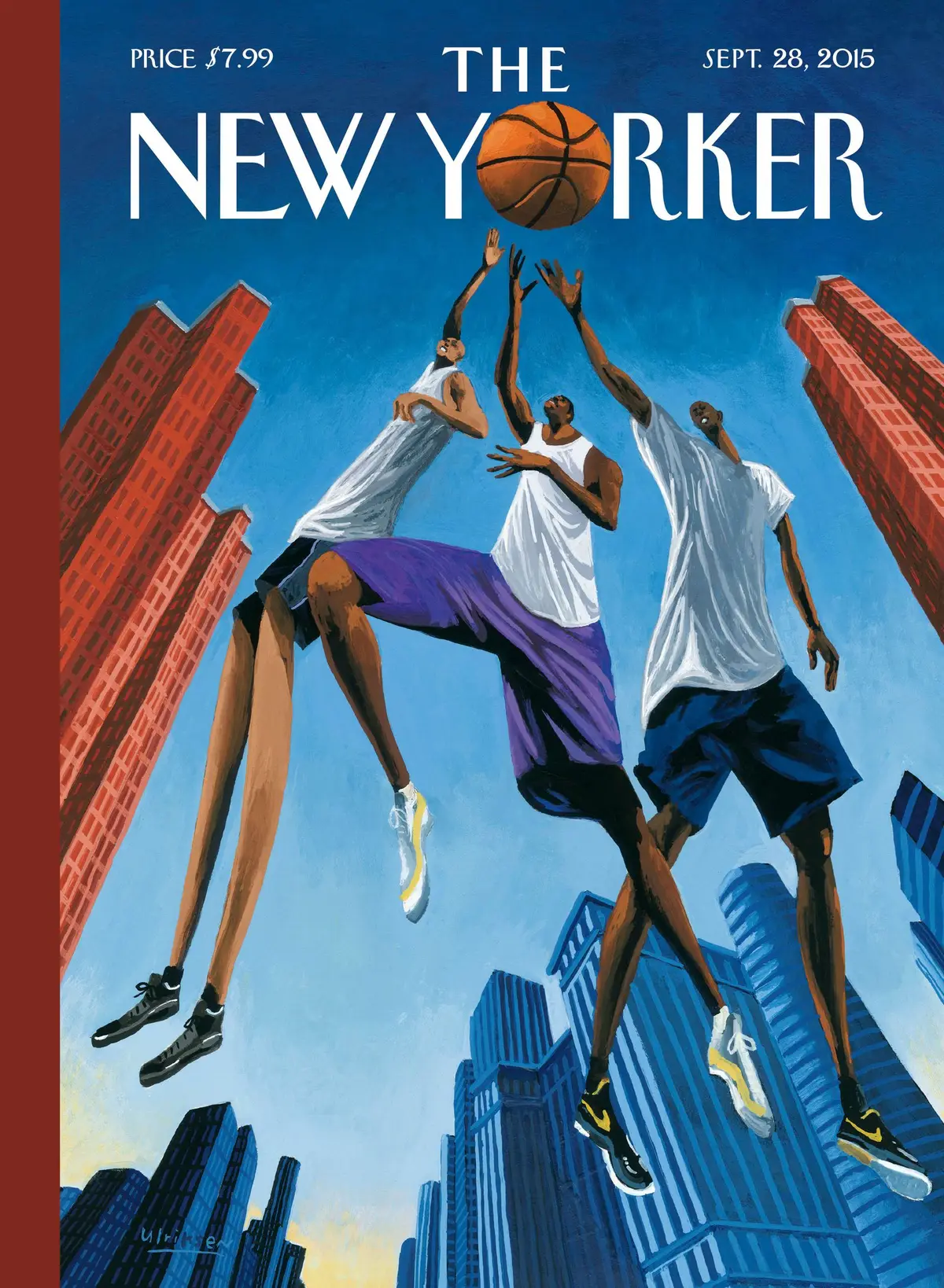 Обложка The New Yorker, 28 сентября 2015: Уличный мяч, художник Марк Ульриксен